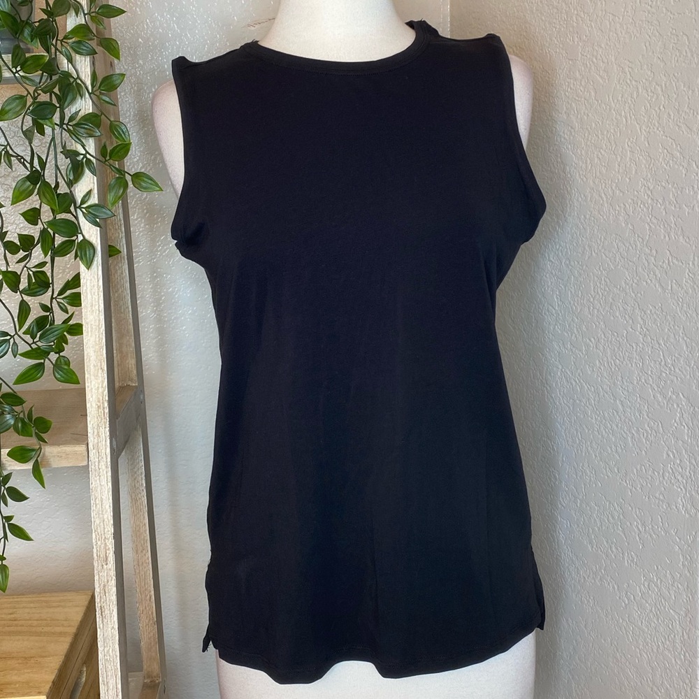 New CRZ yoga black tank top